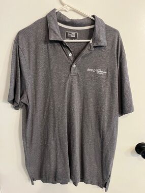 Men’s Size XL New Era AMD Hewlett Packard Enterprise Polo Shirt